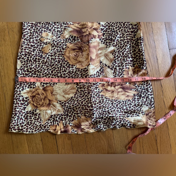 Y2K Vintage Satin Leopard Slip Dress - Picture 6 of 9